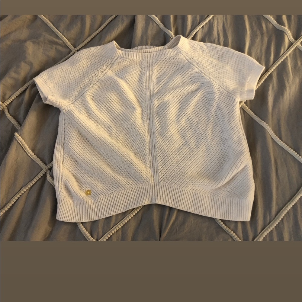 Ralph Lauren woven crop top